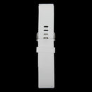 For Fitbit Blaze Watch Oblique Texture Silicone Watchband, Large Size, Length: 17-20cm(White)