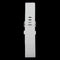 For Fitbit Blaze Watch Oblique Texture Silicone Watchband, Large Size, Length: 17-20cm(White)