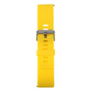 For Fitbit Blaze Watch Oblique Texture Silicone Watchband, Large Size, Length: 17-20cm(Yellow)