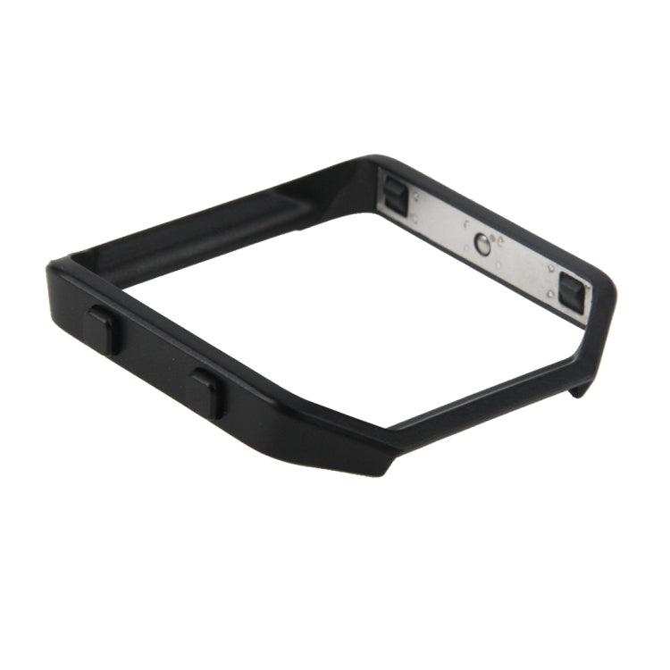 For Fitbit Blaze Watch Stainless Steel Frame Holder Shell(Black)