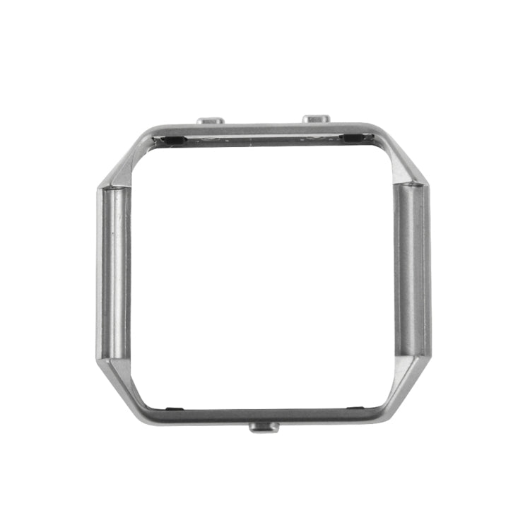 For Fitbit Blaze Watch Stainless Steel Frame Holder Shell(Silver)
