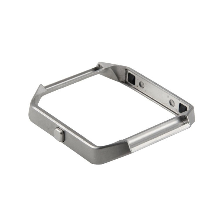 For Fitbit Blaze Watch Stainless Steel Frame Holder Shell(Silver)