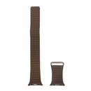 For Apple Watch 42mm Loop Magnetic Closure Clasp PU Leather Watch Band(Brown)