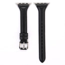 Simple Fashion Genuine Leather T Type Watch Band for Apple Watch Series 3 & 2 & 1 38mm(Black)