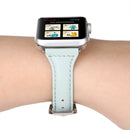 Simple Fashion Genuine Leather T Type Watch Band for Apple Watch Series 3 & 2 & 1 38mm