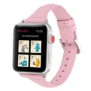 Simple Fashion Genuine Leather T Type Watch Band for Apple Watch Series 3 & 2 & 1 42mm(Pink)
