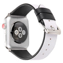 Fashion Simple Heart Pattern Genuine Leather Wrist Watch Band for Apple Watch Series 3 & 2 & 1 42mm