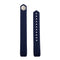For Fitbit Alta Watch Oblique Texture Silicone Watchband, Large Size, Length: about 22cm(Dark Blue)