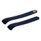For Fitbit Alta Watch Oblique Texture Silicone Watchband, Large Size, Length: about 22cm(Dark Blue)