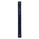 For Fitbit Alta Watch Oblique Texture Silicone Watchband, Large Size, Length: about 22cm(Dark Blue)