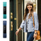 For Fitbit Alta Watch Oblique Texture Silicone Watchband, Large Size, Length: about 22cm(Dark Blue)