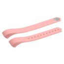 For Fitbit Alta Watch Oblique Texture Silicone Watchband, Large Size, Length: about 22cm(Pink)