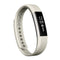 For Fitbit Alta Watch Oblique Texture Silicone Watchband, Large Size, Length: about 22cm(Beige)