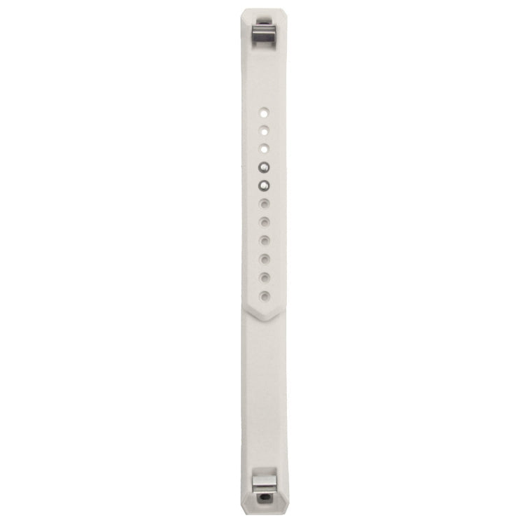 For Fitbit Alta Watch Oblique Texture Silicone Watchband, Large Size, Length: about 22cm(Beige)