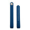 For Fitbit Alta Watch Oblique Texture Silicone Watchband, Large Size, Length: about 22cm(Blue)