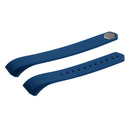 For Fitbit Alta Watch Oblique Texture Silicone Watchband, Large Size, Length: about 22cm(Blue)