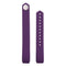 For Fitbit Alta Watch Oblique Texture Silicone Watchband, Large Size, Length: about 22cm(Purple)