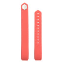 For Fitbit Alta Watch Oblique Texture Silicone Watchband, Large Size, Length: about 22cm(Red)