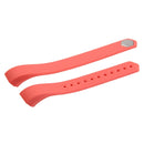 For Fitbit Alta Watch Oblique Texture Silicone Watchband, Large Size, Length: about 22cm(Red)