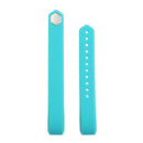 For Fitbit Alta Watch Oblique Texture Silicone Watchband, Large Size, Length: about 22cm(Baby Blue)