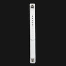 For Fitbit Alta Watch Oblique Texture Silicone Watchband, Large Size, Length: about 22cm(White)