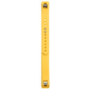 For Fitbit Alta Watch Oblique Texture Silicone Watchband, Small Size, Length: about 18.5cm(Yellow)