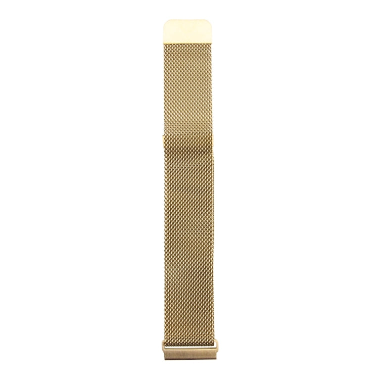 For Fitbit Blaze Watch Loop Magnetic Closure Clasp Stainless Steel Watchband(Gold)