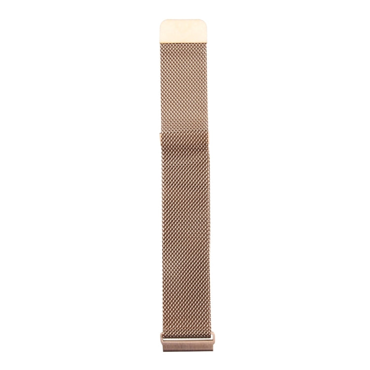 For Fitbit Blaze Watch Loop Magnetic Closure Clasp Stainless Steel Watchband(Rose Gold)