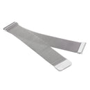 For Fitbit Blaze Watch Loop Magnetic Closure Clasp Stainless Steel Watchband(Silver)