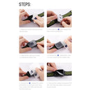 2 PCS ROCK 0.18mm Curved Surface Full Screen Protector Hydrogel Film for Apple Watch Series 5 / 4 44mm, TPU+PET Material