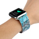 Print Milan Steel Wrist Watch Band for Apple Watch Series 3 & 2 & 1 42mm (Gradient Print)