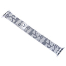 Print Milan Steel Wrist Watch Band for Apple Watch Series 3 & 2 & 1 42mm (Camouflage Silver)