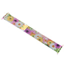 Print Milan Steel Wrist Watch Band for Apple Watch Series 3 & 2 & 1 38mm (Colored Chrysanthemum)