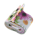 Print Milan Steel Wrist Watch Band for Apple Watch Series 3 & 2 & 1 38mm (Colored Chrysanthemum)