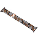 Print Milan Steel Wrist Watch Band for Apple Watch Series 3 & 2 & 1 38mm (Camouflage Coffee)