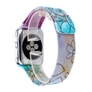 Print Milan Steel Wrist Watch Band for Apple Watch Series 3 & 2 & 1 38mm (Gradient Print)