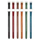 Double Ring Embossing Top-grain Leather Wrist Watch Band with Stainless Steel Buckle for Apple Watch Series 3 & 2 & 1 38mm(Green)