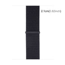 Simple Fashion Nylon Watch Band for Apple Watch Series 7 45mm / 6 & SE & 5 & 4 44mm / 3 & 2 & 1 42mm, with Magic Stick(Black)