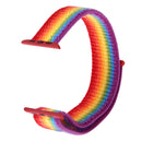 Simple Fashion Nylon Watch Band for Apple Watch Series 7 45mm / 6 & SE & 5 & 4 44mm / 3 & 2 & 1 42mm, with Magic Stick(Colour)