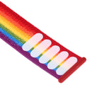 Simple Fashion Nylon Watch Band for Apple Watch Series 7 45mm / 6 & SE & 5 & 4 44mm / 3 & 2 & 1 42mm, with Magic Stick(Colour)