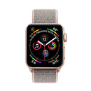 Simple Fashion Nylon Watch Band for Apple Watch Series 7 45mm / 6 & SE & 5 & 4 44mm / 3 & 2 & 1 42mm, with Magic Stick(Pink)