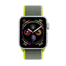 Simple Fashion Nylon Watch Band for Apple Watch Series 7 45mm / 6 & SE & 5 & 4 44mm / 3 & 2 & 1 42mm, with Magic Stick(Green)