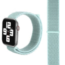 Simple Fashion Nylon Watch Band for Apple Watch Series 7 45mm / 6 & SE & 5 & 4 44mm / 3 & 2 & 1 42mm, with Magic Stick(Grey Green)