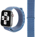 Simple Fashion Nylon Watch Band for Apple Watch Series 7 45mm / 6 & SE & 5 & 4 44mm / 3 & 2 & 1 42mm, with Magic Stick(Peacock Blue)