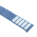Simple Fashion Nylon Watch Band for Apple Watch Series 7 45mm / 6 & SE & 5 & 4 44mm / 3 & 2 & 1 42mm, with Magic Stick(Peacock Blue)