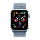 Simple Fashion Nylon Watch Band for Apple Watch Series 7 45mm / 6 & SE & 5 & 4 44mm / 3 & 2 & 1 42mm, with Magic Stick(Blue)