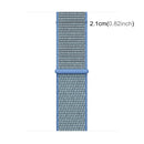Simple Fashion Nylon Watch Band for Apple Watch Series 7 45mm / 6 & SE & 5 & 4 44mm / 3 & 2 & 1 42mm, with Magic Stick(Blue)