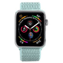 Simple Fashion Nylon Watch Band for Apple Watch Series 7 45mm / 6 & SE & 5 & 4 44mm / 3 & 2 & 1 42mm, with Magic Stick(Mint Green)