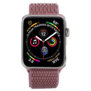 Simple Fashion Nylon Watch Band for Apple Watch Series 7 45mm / 6 & SE & 5 & 4 44mm / 3 & 2 & 1 42mm, with Magic Stick(Purple)