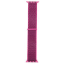 Simple Fashion Nylon Watch Band for Apple Watch Series 7 45mm / 6 & SE & 5 & 4 44mm / 3 & 2 & 1 42mm, with Magic Stick(Red Purple)